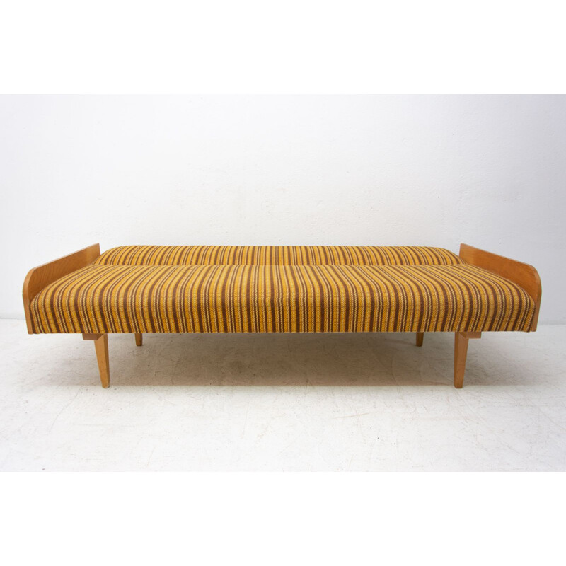 Mid century folding sofabed Czechoslovakia 1960s