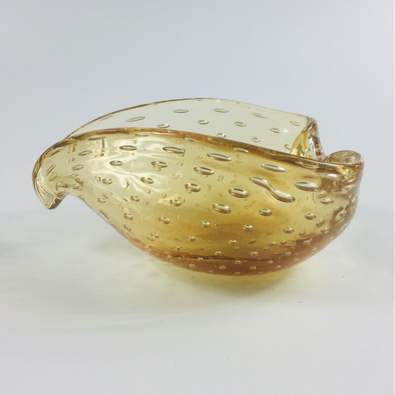 Mid-Century Bullicante Murano Glass Ashtray 1960s