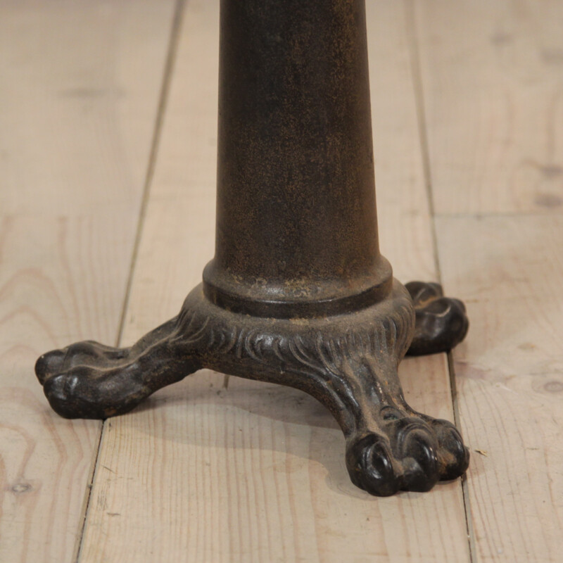 Industrial Stool in oak and metal - 1930s