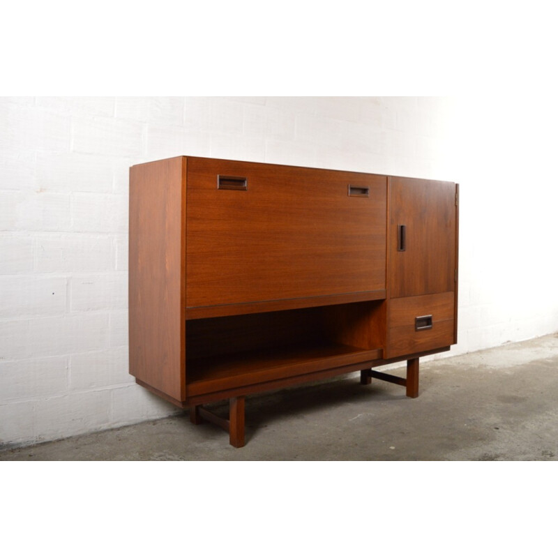 Design  mid-century cabinet in teak - 1950s