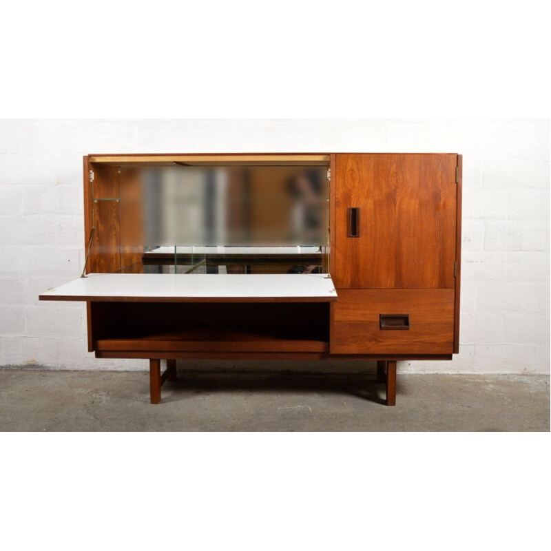 Design  mid-century cabinet in teak - 1950s