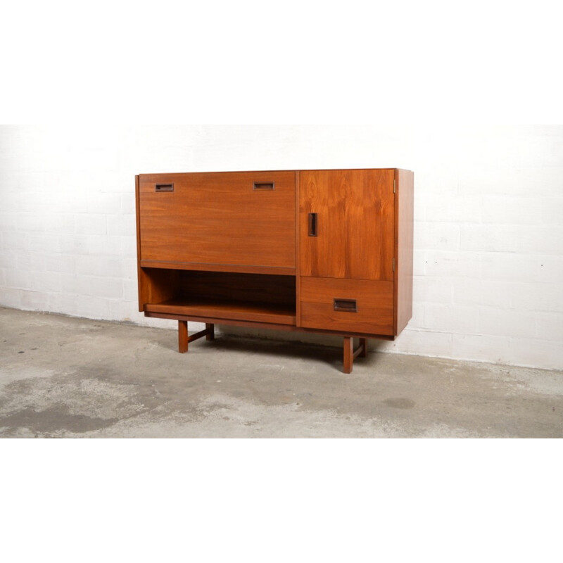 Design  mid-century cabinet in teak - 1950s