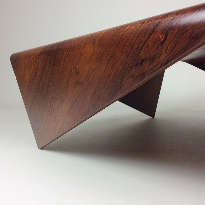 Vintage coffee table in jacaranda rosewood by Jorge Zalszupin, Brazil 1960