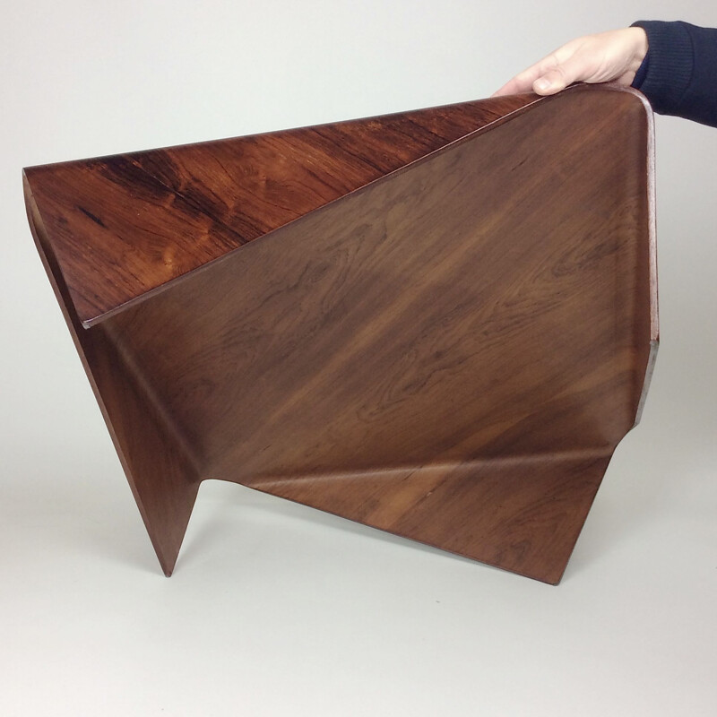 Vintage coffee table in jacaranda rosewood by Jorge Zalszupin, Brazil 1960