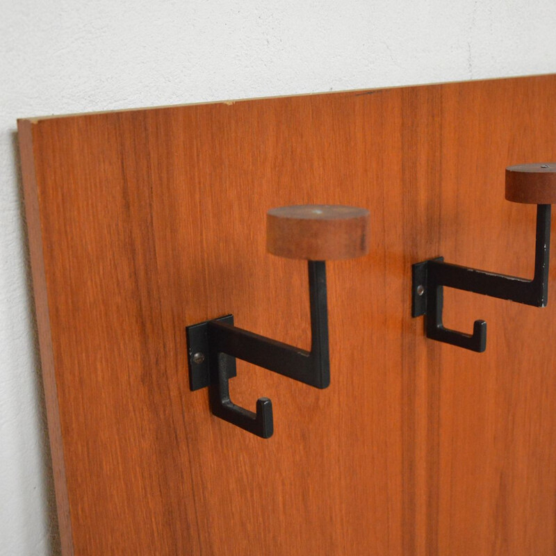 Vintage scandinavian coat rack 1960s