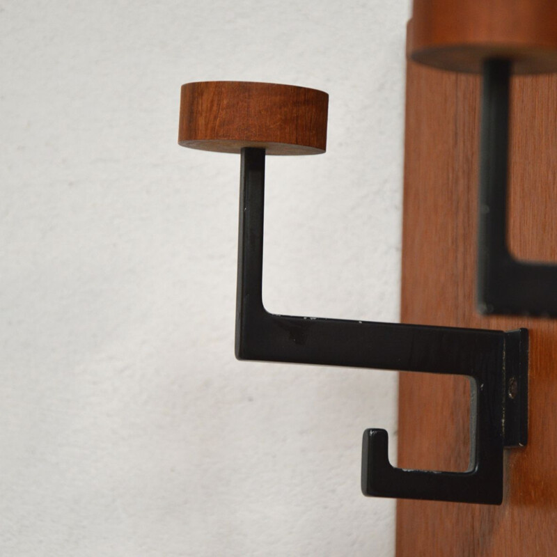 Vintage scandinavian coat rack 1960s