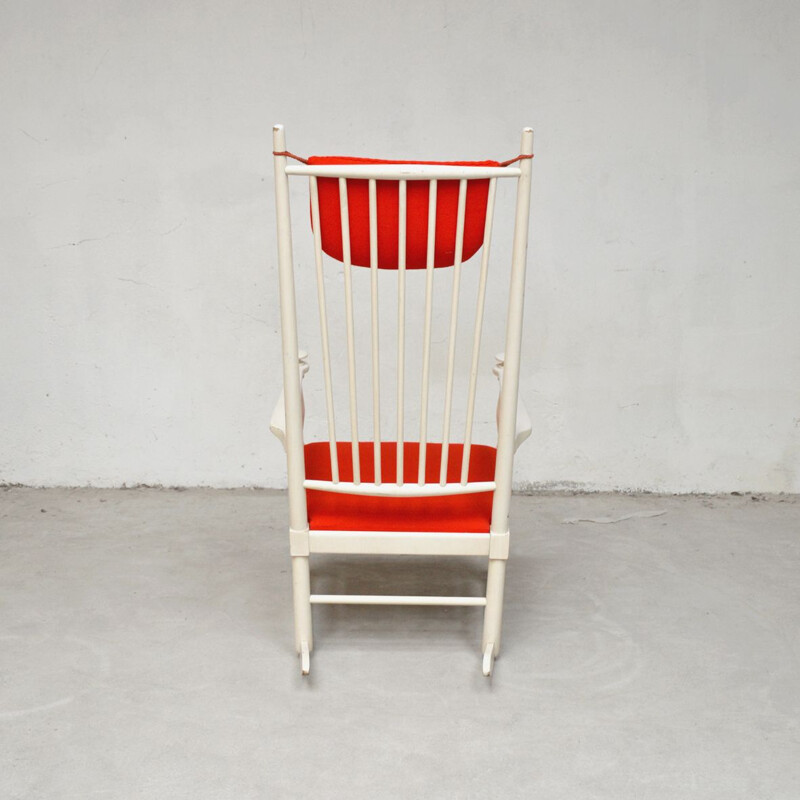 Cadeira de baloiço Vintage Isabella Suécia 1960