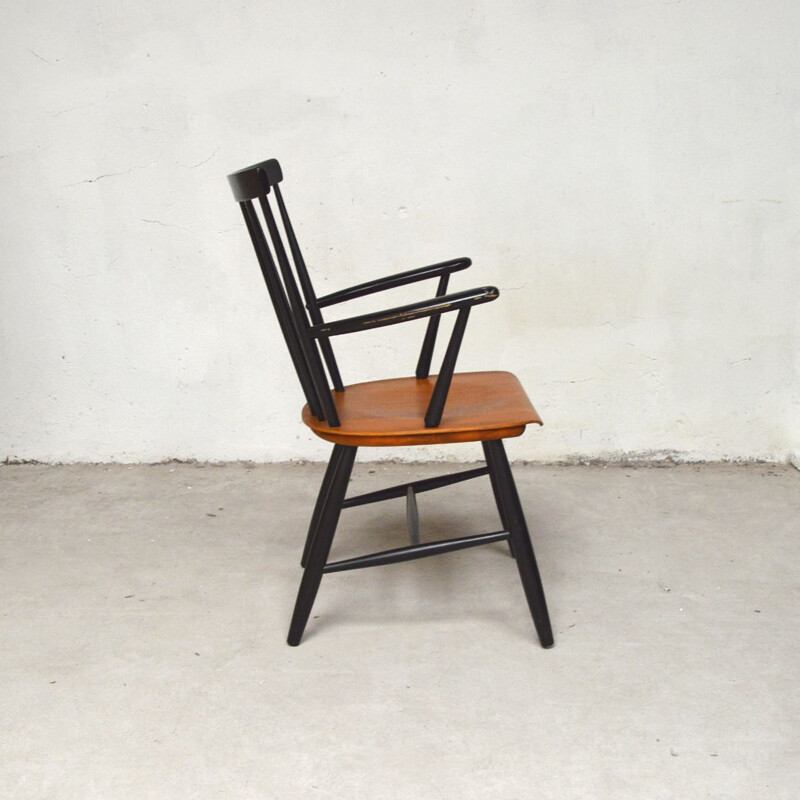 Cadeira Vintage com apoios de braços escandinavos 1960