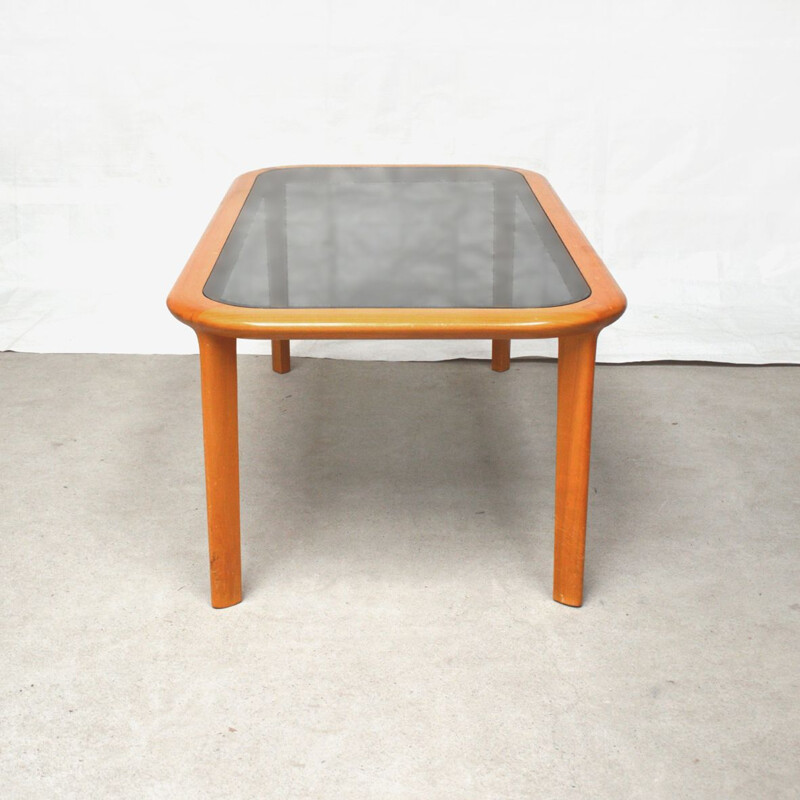 Vintage cherry wood coffee table by Wilhelm Knoll, Germany 1960