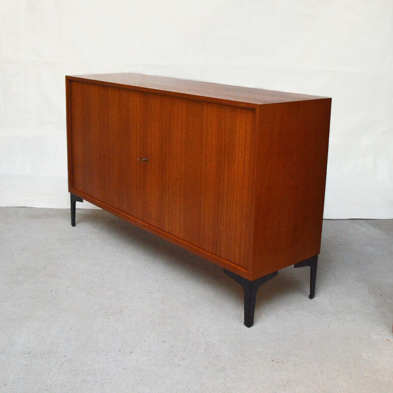 Vintage sideboard on metal feet 1960s