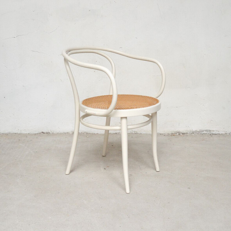 Vintage Thonet White Chair 1960s