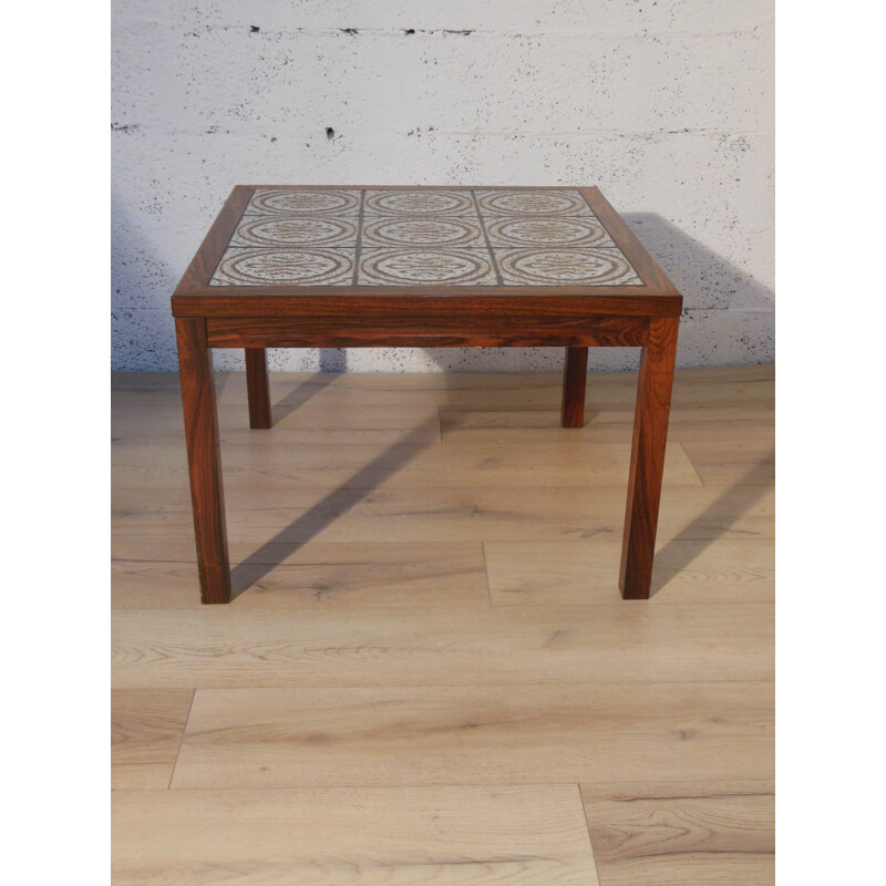 Scandinavian coffee table in rosewood - 1970s