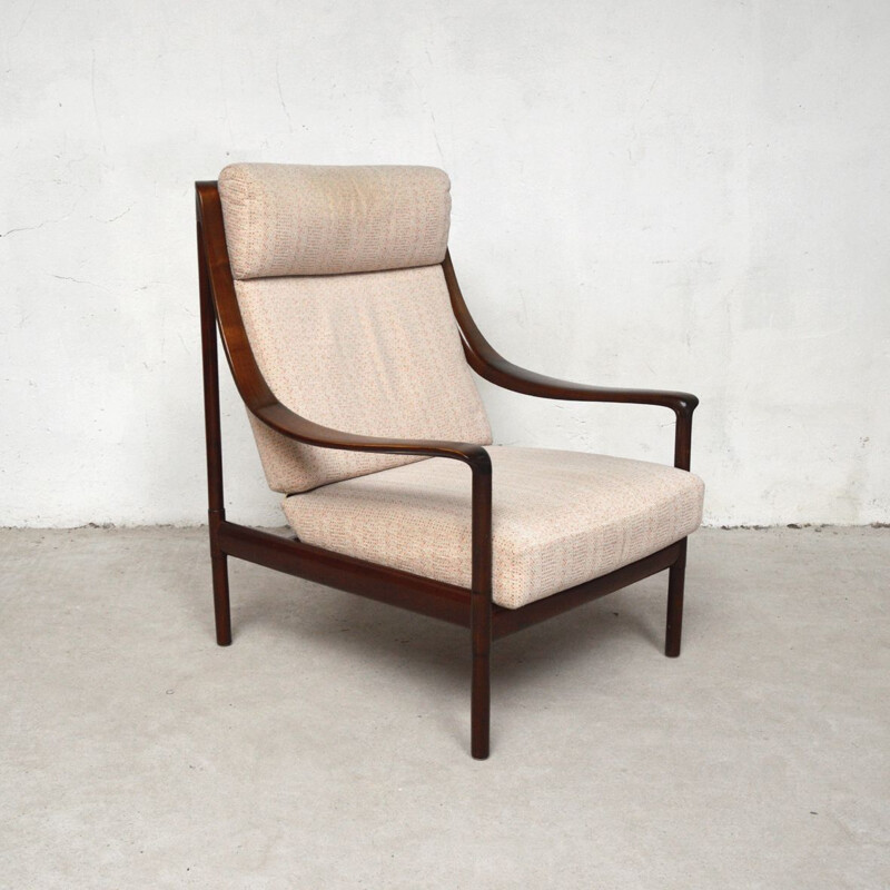 Ein Paar Vintage-Sessel aus Palisanderholz von Wilhelm Knoll 1960