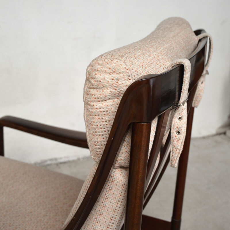 Ein Paar Vintage-Sessel aus Palisanderholz von Wilhelm Knoll 1960