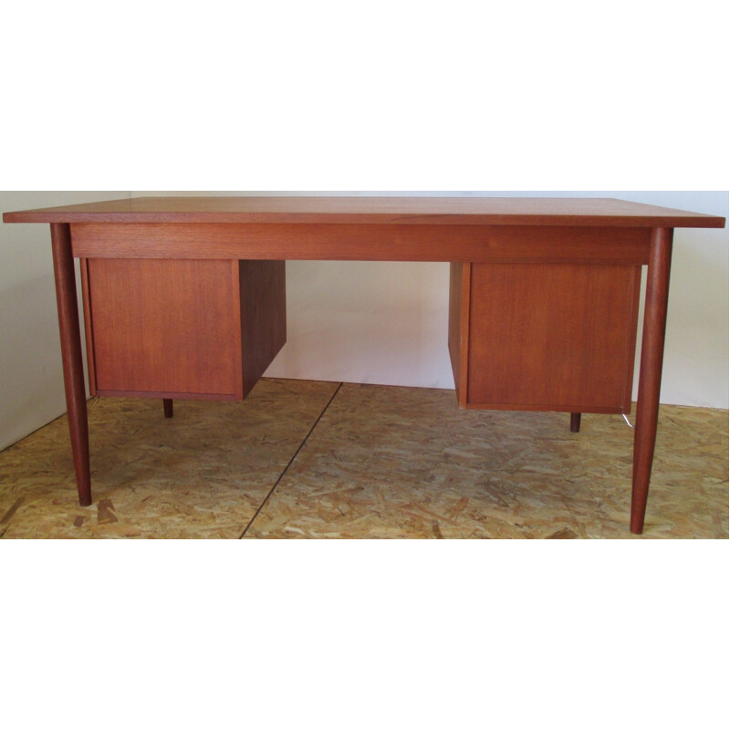 Scandinavian desk in teak , Gunnar Nielsen TIBERGAARD - 1960s