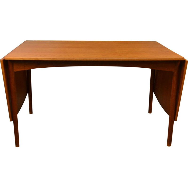 Vintage Børge Mogensen oak drop leaf dining table