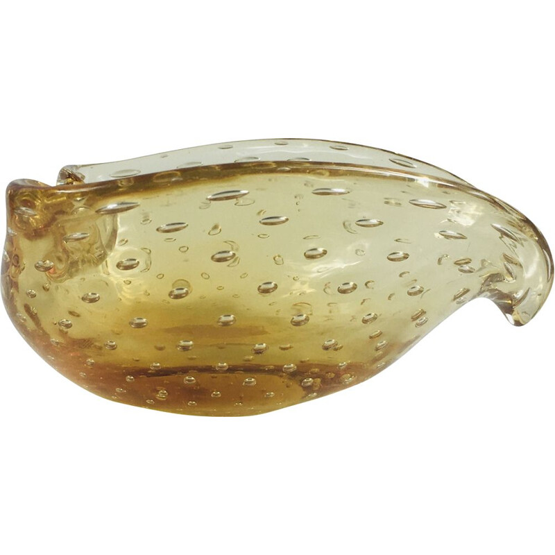 Mid-Century Bullicante Murano Glass Ashtray 1960s