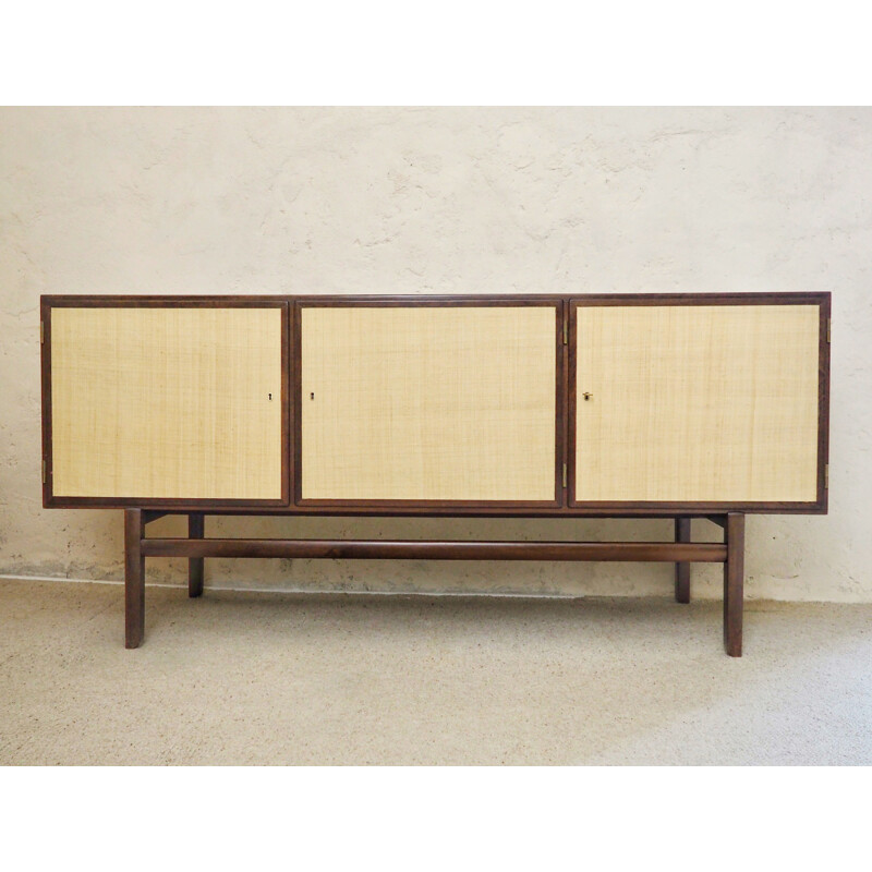 Vintage Ole Wanscher mahogany sideboard