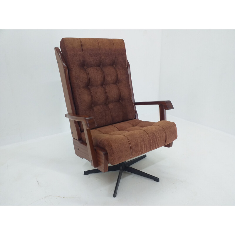 Mid Century Swivel Armchair Norway 1970s