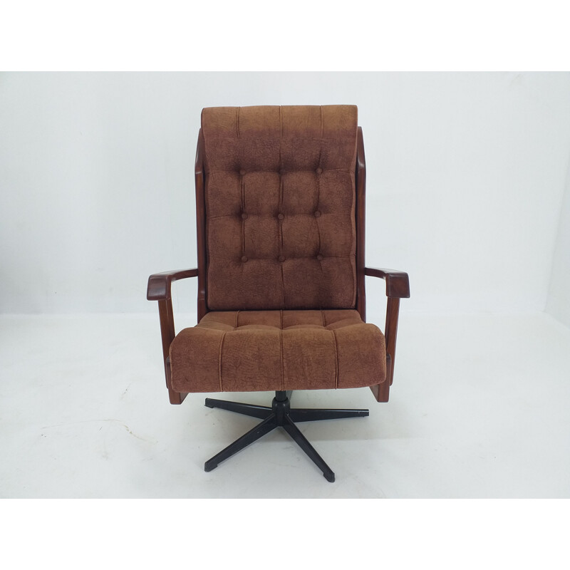 Mid Century Swivel Armchair Norway 1970s