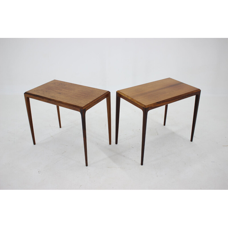 Pair of vintage Johannes Andersen Side Tables Denmark 1960s