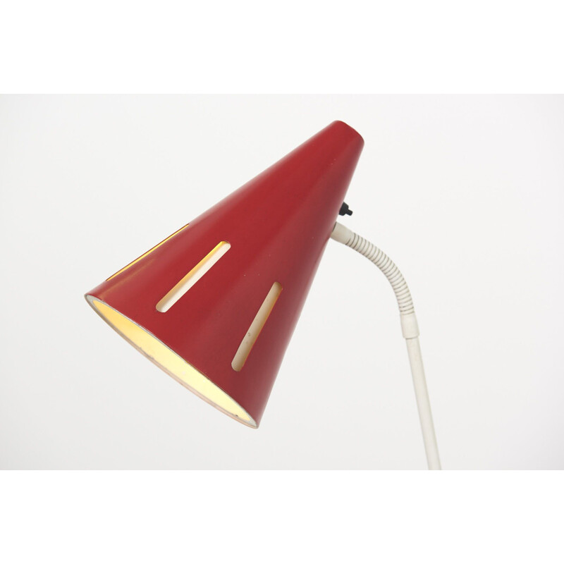 Vintage Floor Lamp by H. Busquet for Hala Zeist Netherlands 1950s
