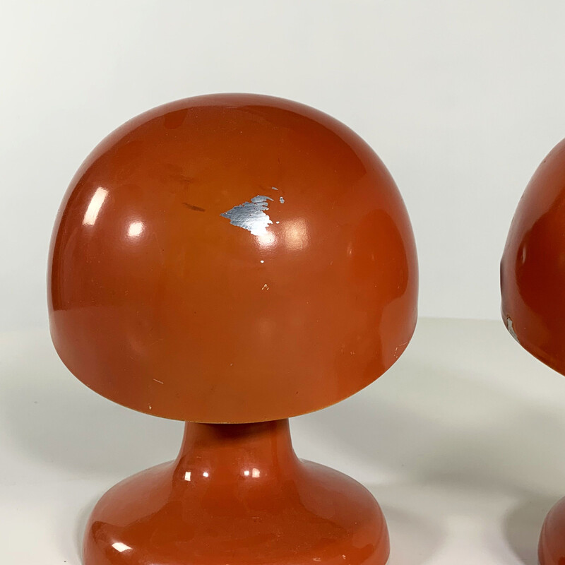 Pair of vintage Coral Jucker Table Lamps by Tobia & Afra Scarpa