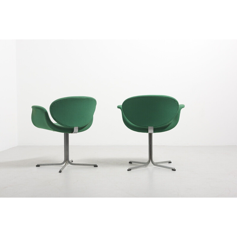 Pair of vintage "Little Tulip" chairs by Pierre Paulin for Artifort Netherlands 1960s