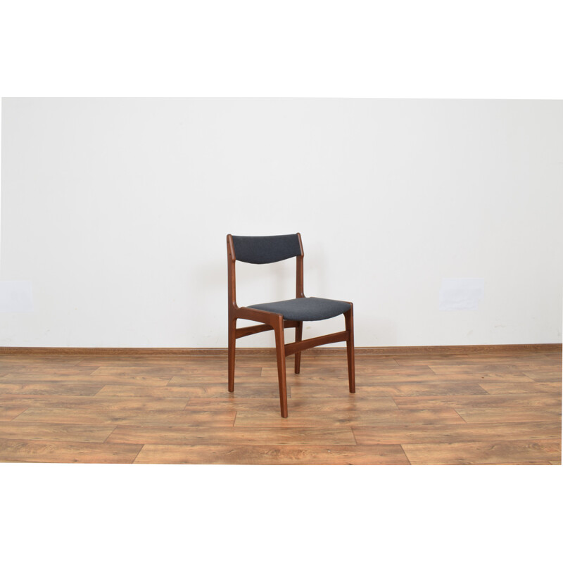 Set of 6 vintage Mid-Teak Dining Chairs by Erik Buch Denmark 1960s