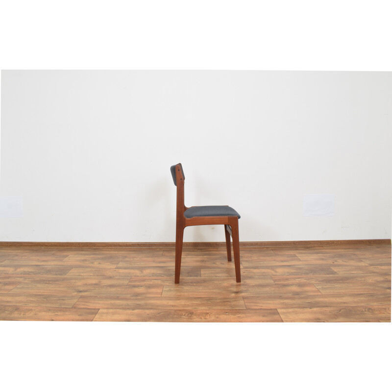 Set of 6 vintage Mid-Teak Dining Chairs by Erik Buch Denmark 1960s