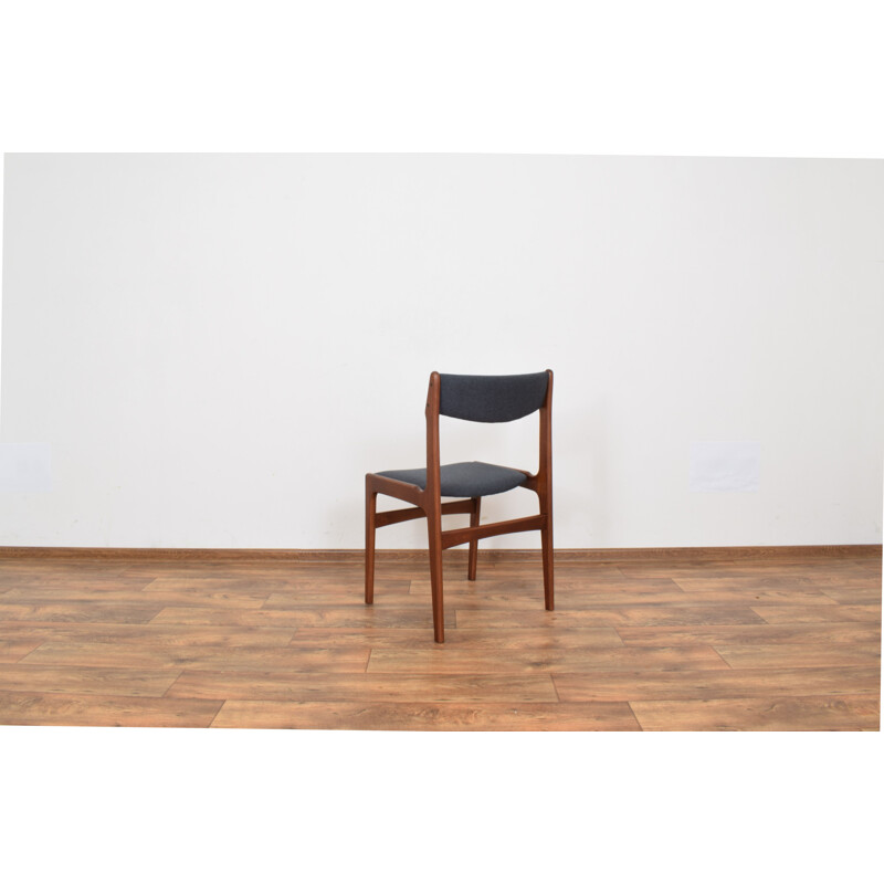 Set of 6 vintage Mid-Teak Dining Chairs by Erik Buch Denmark 1960s