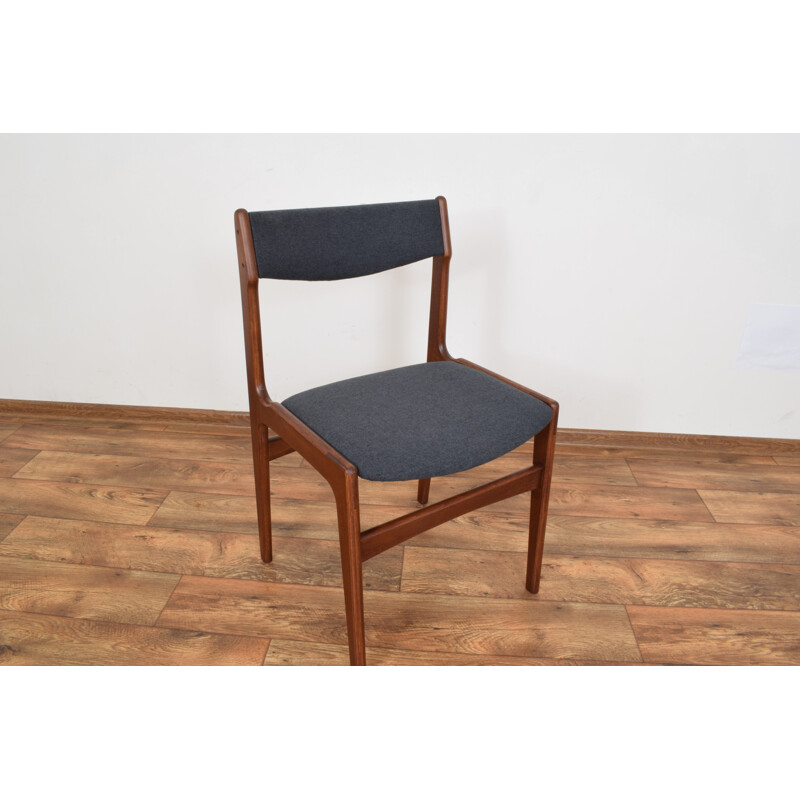 Set of 6 vintage Mid-Teak Dining Chairs by Erik Buch Denmark 1960s