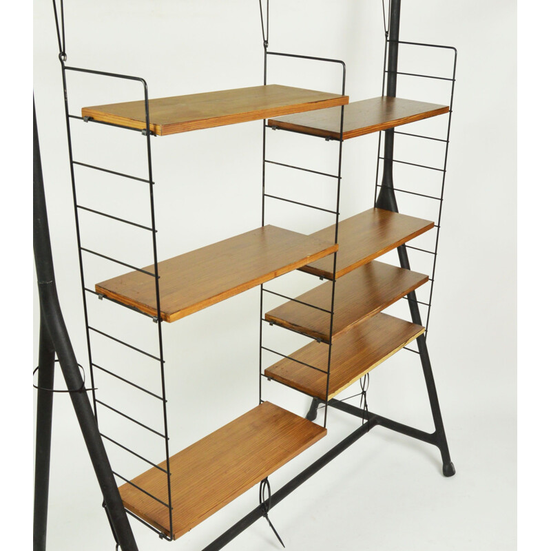 Vintage Modular bookcase by K. and N. Strinning String Sweden 1960s