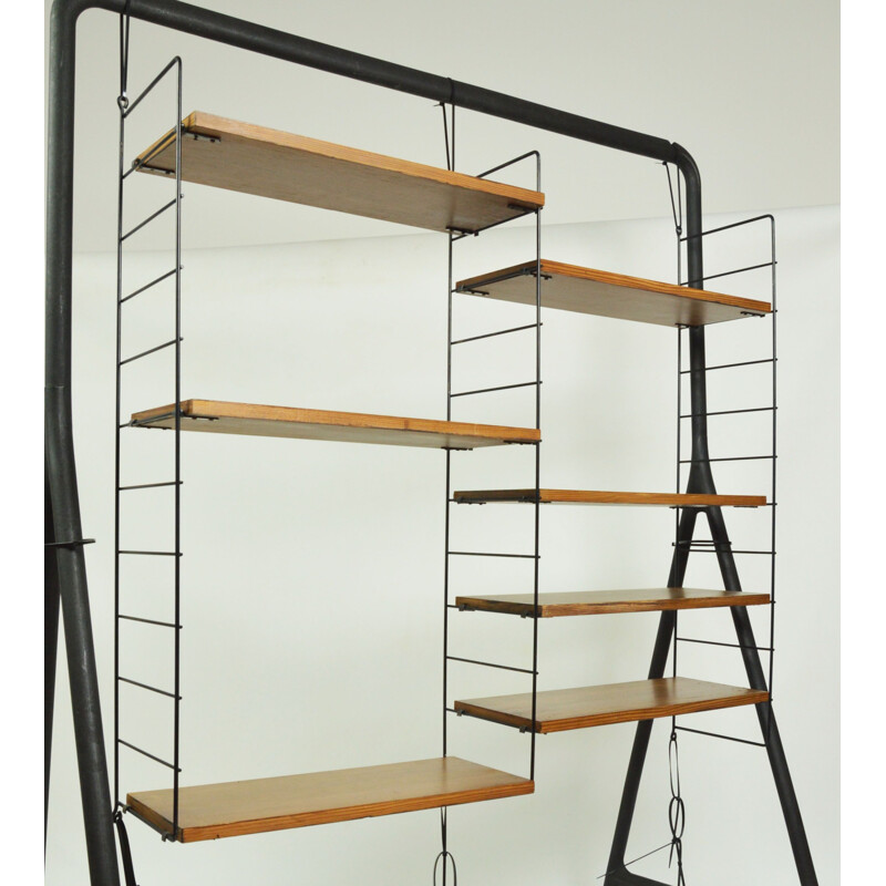 Vintage Modular bookcase by K. and N. Strinning String Sweden 1960s