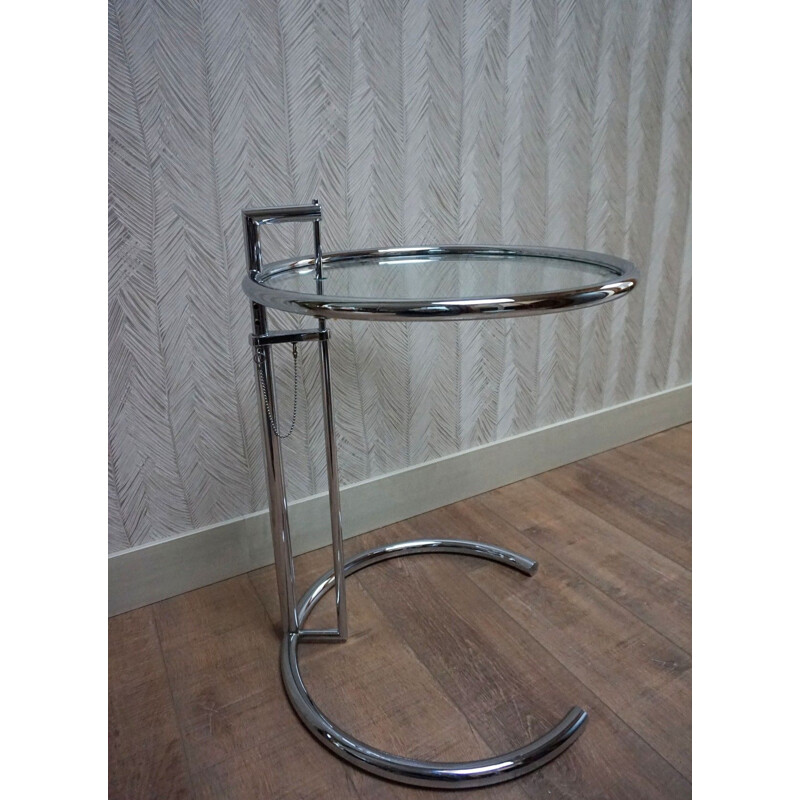 Vintage Eileen Gray Table by Vereinigte Werkstätten 1989