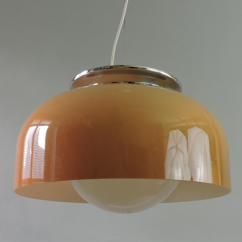 Vintage Luigi Massoni suspension for Guzzini Italy 1970s