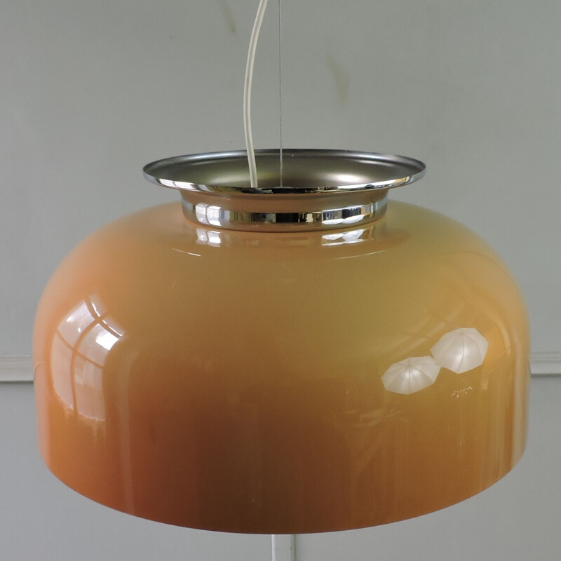 Vintage Luigi Massoni suspension for Guzzini Italy 1970s