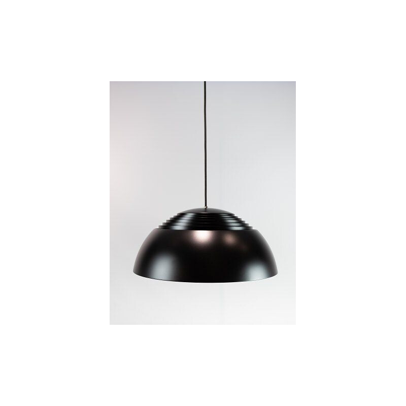 Vintage Arne Jacobsen Ceiling pendant Royal black metal by Louis Poulsen