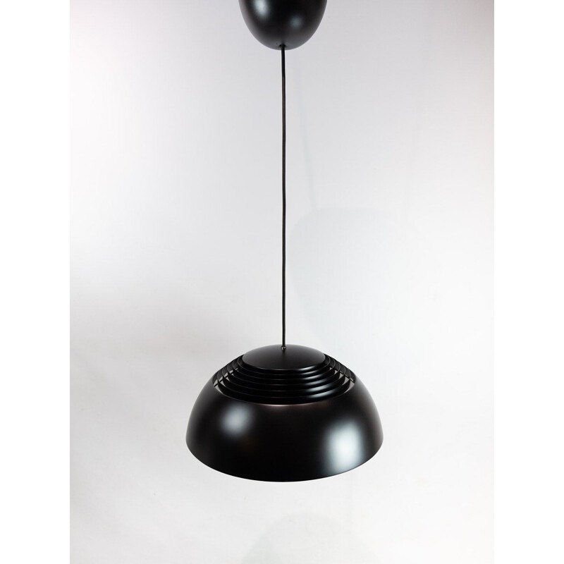 Vintage Arne Jacobsen Ceiling pendant Royal black metal by Louis Poulsen