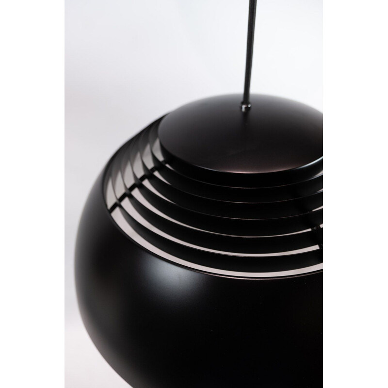 Vintage Arne Jacobsen Ceiling pendant Royal black metal by Louis Poulsen