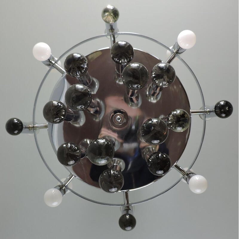 Vintage chandelier Gaetano Sciolari Italy 1960s