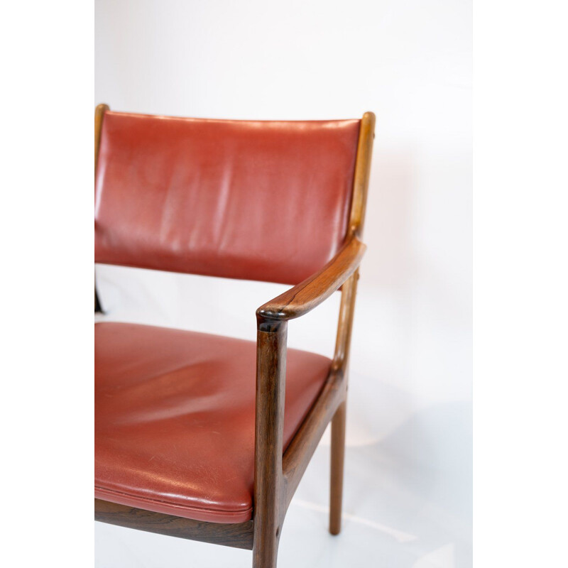 Set van 6 vintage fauteuils van Ole Wanscher en P. Jeppesen Furniture 1960