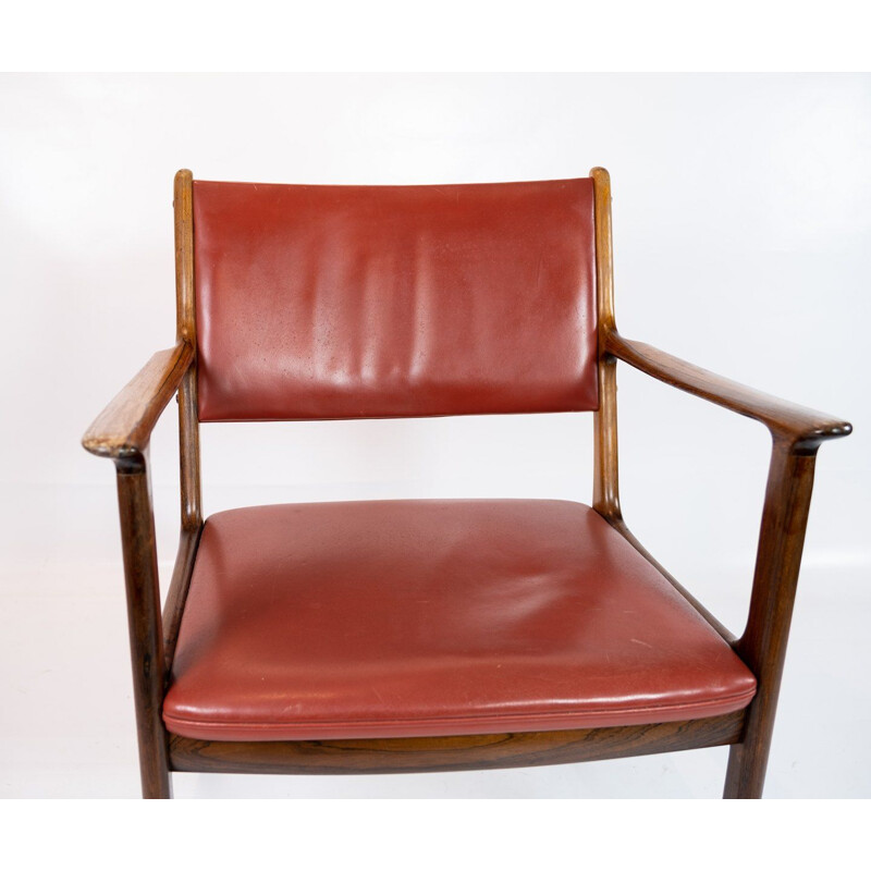 Lot de 6 fauteuils vintage de Ole Wanscher et P. Jeppesen Furniture 1960