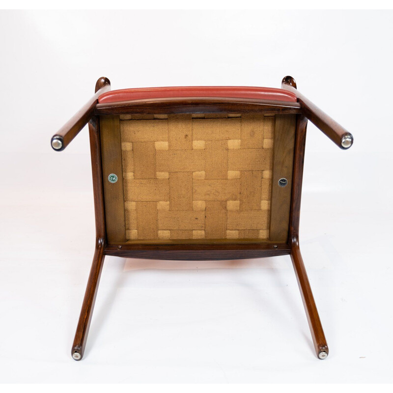 Set van 6 vintage fauteuils van Ole Wanscher en P. Jeppesen Furniture 1960