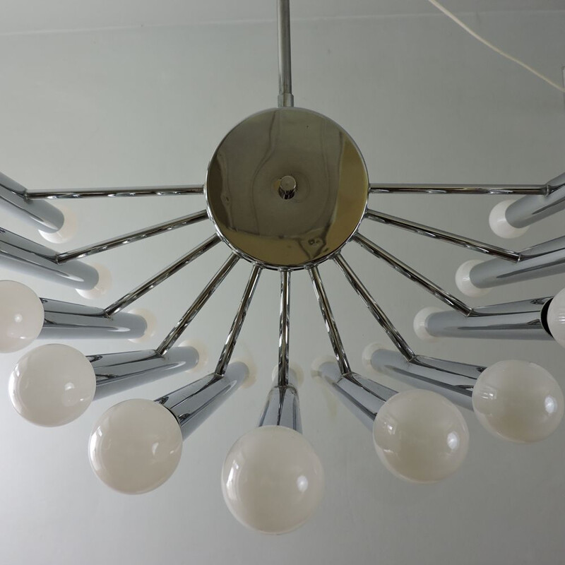 Lampadario d'epoca gaetano Sciolari Italia 1970