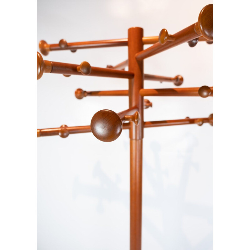 Vintage Coat stand in mahogany by Nanna Ditzel 1992s