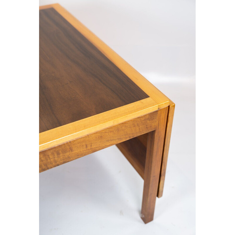 Vintage rosewood coffee table with extensions by Borge Mogensen, 1960