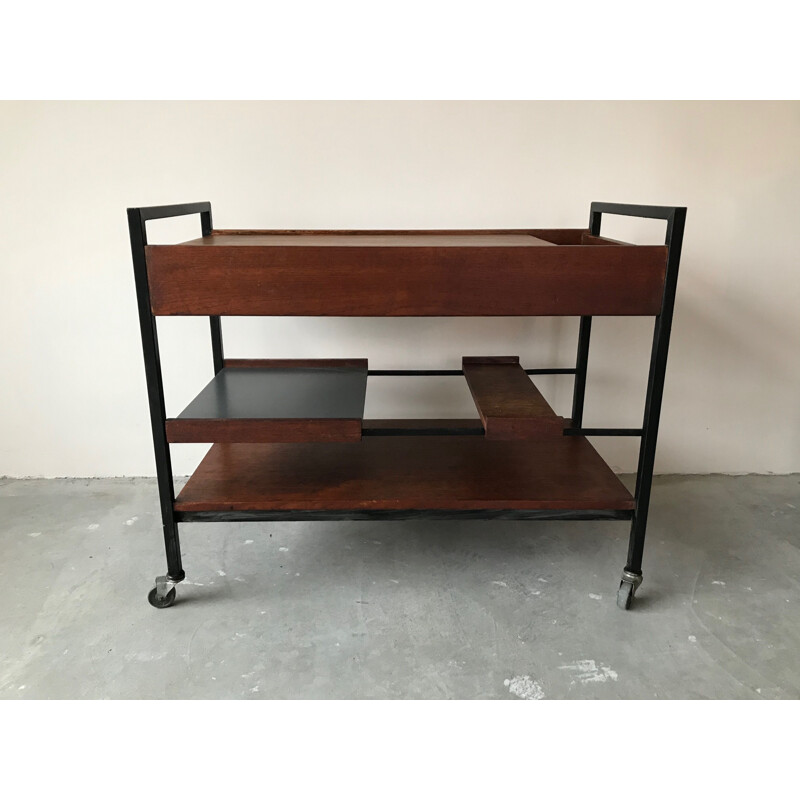 Vintage rolling table by Pierre Guariche 1961s