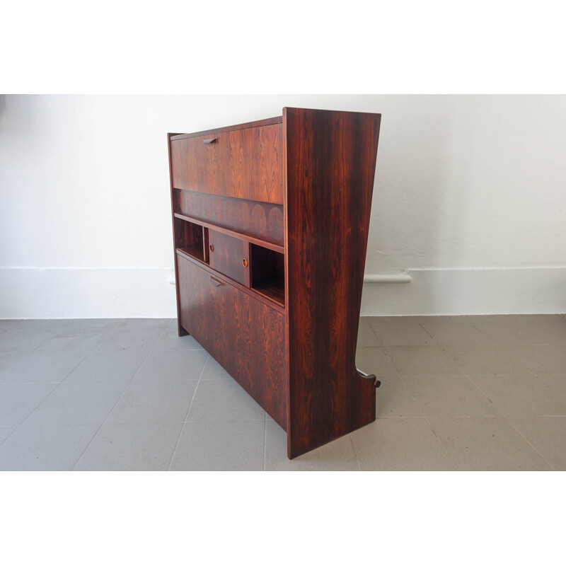 Vintage Rosewood Bar Cabinet by Johannes Andersen for Skaaning & Son 1960s
