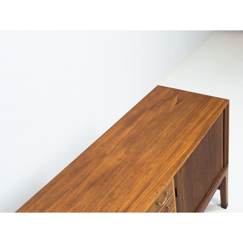 Vintage A.J. Iversen mahogany sideboard by Ole Wanscher